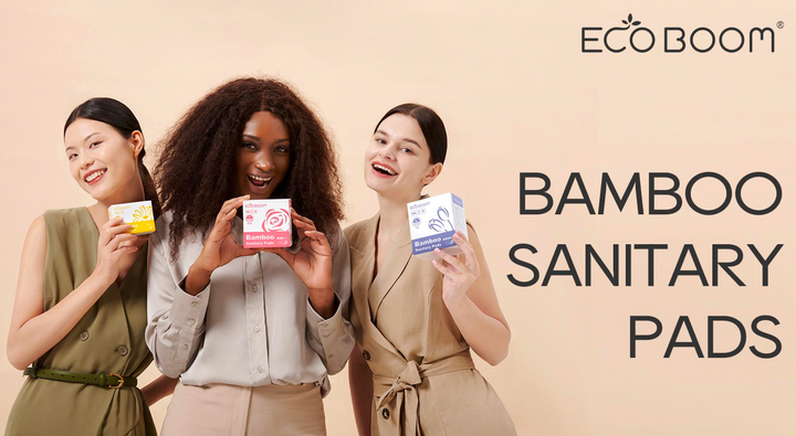 ECO BOOM DAY PADS Feminine Biodegradable Bamboo Sanitary Pads